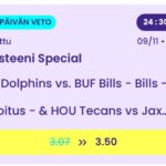 Miami Dolphins  vs. Buffalo Bills & Houston Texans vs. Jacksonville Jaguars