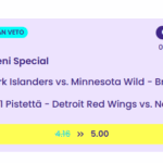 New York Islanders vs. Minnesota Wild & Detroit Red Wings vs. New York Rangers