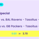 CLE Browns vs. BAL Ravens & NY Giants vs. GB Packers