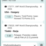 MM-Jääkiekko 25.5.2026